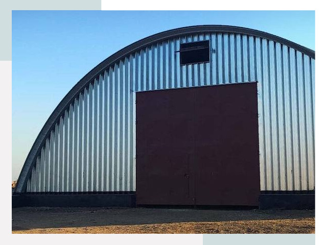 Бескаркасные ангары в Алейске