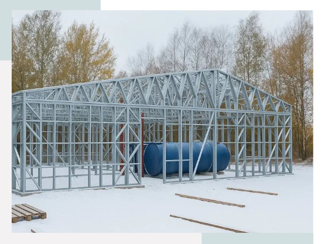 Металлические ангары в Алейске