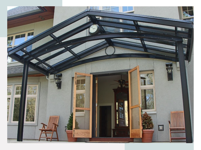 Козырьки металлические в Алейске