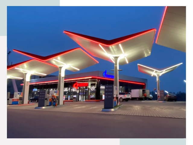 Навесы для АЗС в Алейске