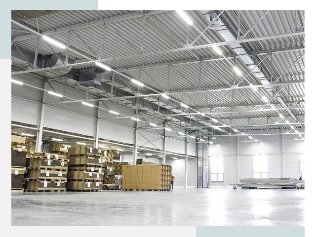 Освещение ангаров в Алейске