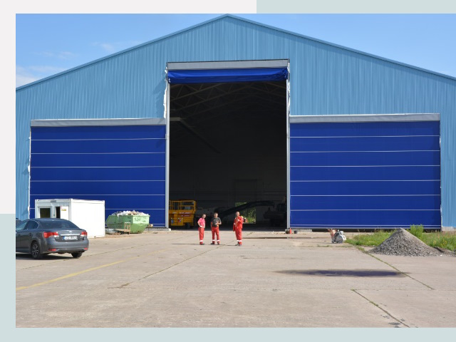 Ангарные ворота в Алейск от СтальСтрой-Лук по цене 619 руб.