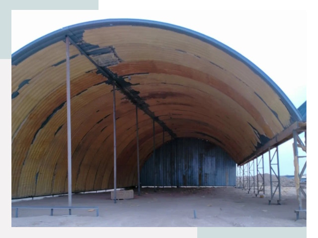 Реконструкция ангаров в Алейске