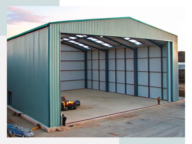 Строительство ангаров в Алейске